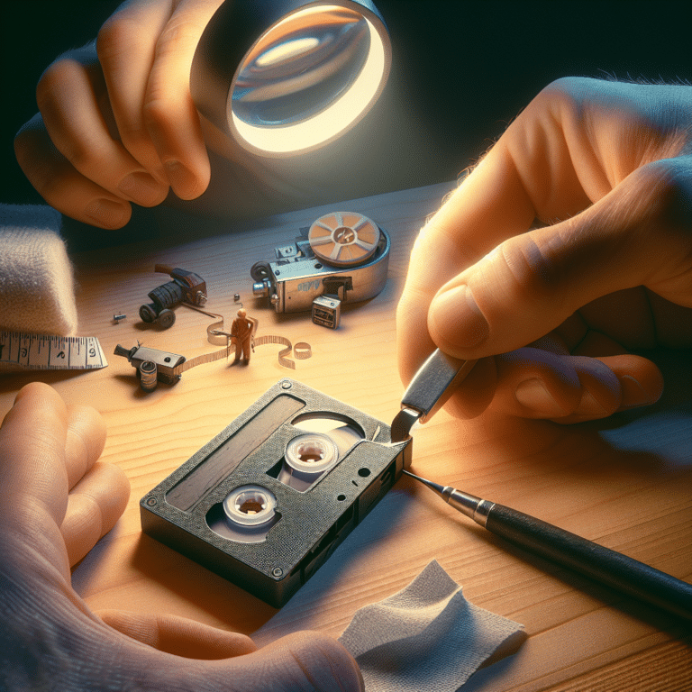 MiniDV Tape Repair: How to Fix Scratches