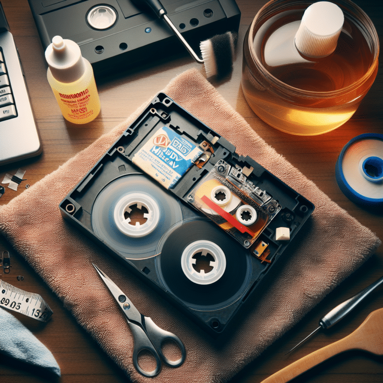 MiniDV Tape Repair: How to Fix Scratches