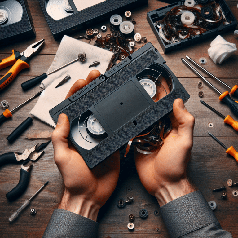  "Salvaging the Unsalvageable: How to Fix Damaged VHS Tapes