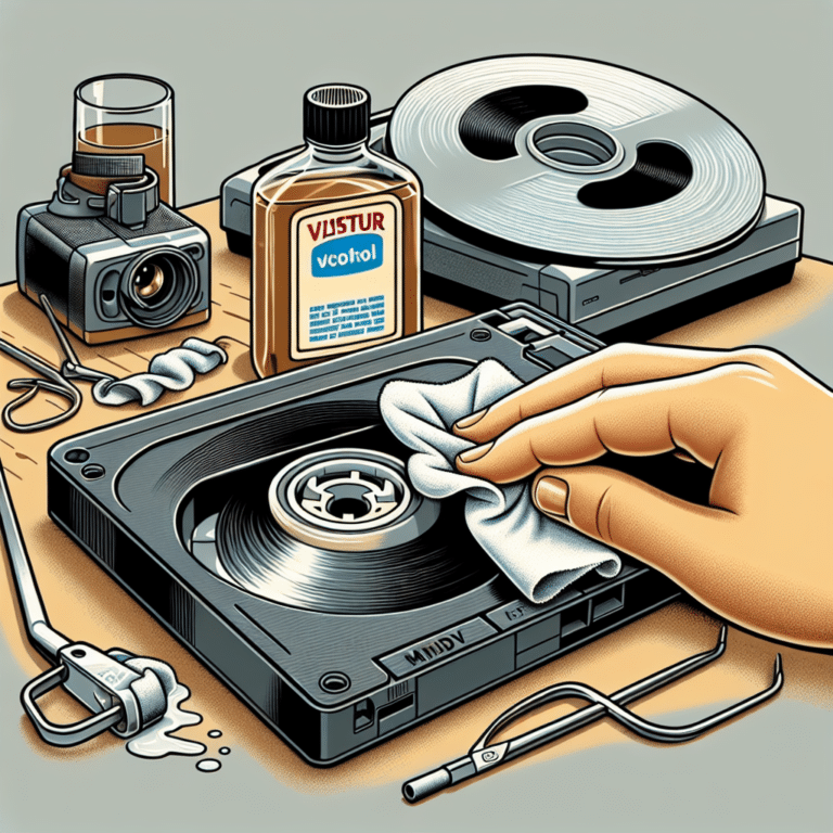 Saving Old Footages: How to Repair Scratched MiniDV Tapes