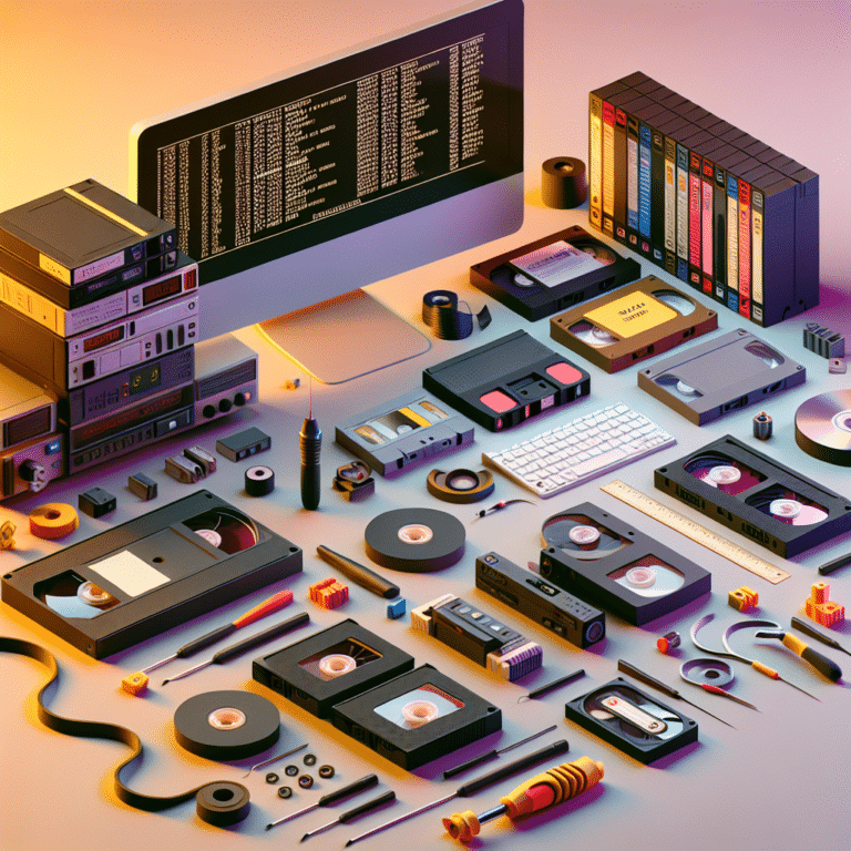VHS Tape Data Recovery: Step by Step Guide
