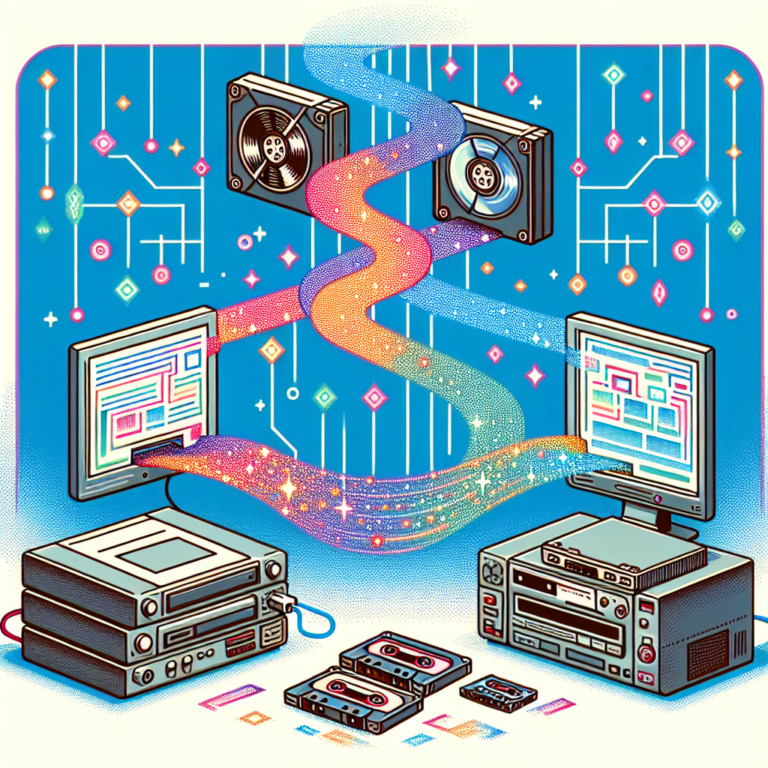 Process of Transferring Vintage Video Tapes to Modern Formats