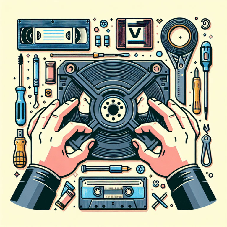 A Simple Guide for Repairing Your Damaged VHS Tapes